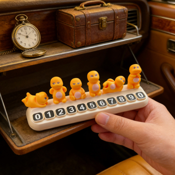 Електронна паркинг плоча, многофункционална временна номерна плоча със персонализируем телефонен номер, смола, Yi Xian Automotive Products