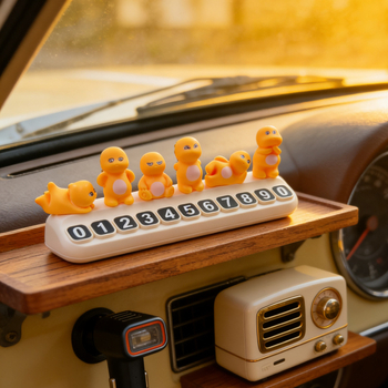 Електронна паркинг плоча, многофункционална временна номерна плоча със персонализируем телефонен номер, смола, Yi Xian Automotive Products