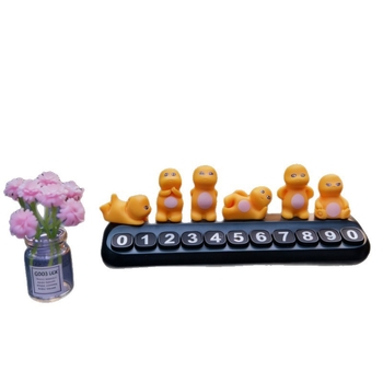 Електронна паркинг плоча, многофункционална временна номерна плоча със персонализируем телефонен номер, смола, Yi Xian Automotive Products