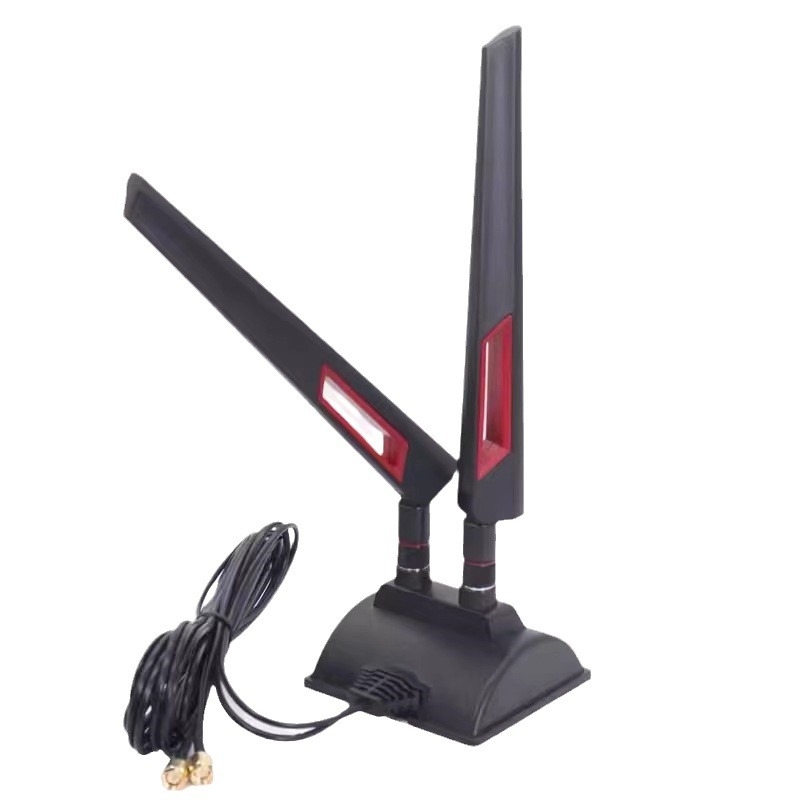 Kétsávos asztali antenna 2.4G/5.8G, omnidirekcionális, WiFi 6 routerhez, nagy nyereség