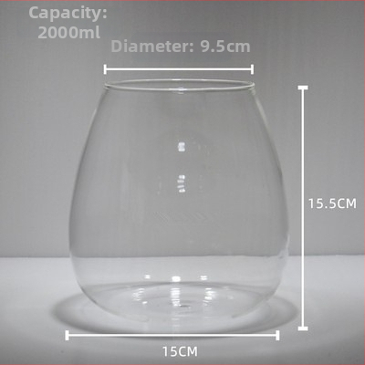 Sammā augiem mikrolandskā pudelē — stikls ar augstu borosilikāta kvalitāti, DIY dekors birojam, dāvana mājām