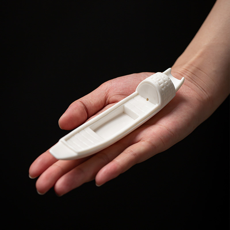 Decor ceramic de barcă – făcut manual, Zen pentru acvariu, micro peisaj