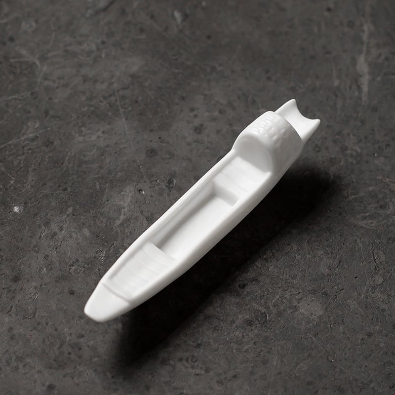 Decor ceramic de barcă – făcut manual, Zen pentru acvariu, micro peisaj