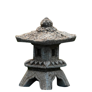 Kineskog stila mikro pejzažni kameni lanterna vrtna dekoracija, stijenoviti kraj s vodnim pogledom, bonsai i mali kameni paviljon (Materijal: smola; Stil: pastoralni; Kategorija: smolni rukotvorine)