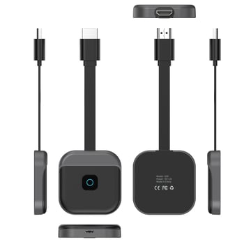 G59 Bezdrôtový prijímač zobrazenia obrazovky, HDMI 1080p, AM8268, 1GB RAM, kompatibilný s iOS