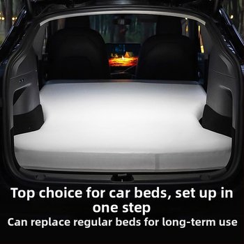 Saltea gonflabilă pentru mașină, pentru bancheta din spate Tesla Model Y – pat de dormit pentru camping nocturn (PVC)