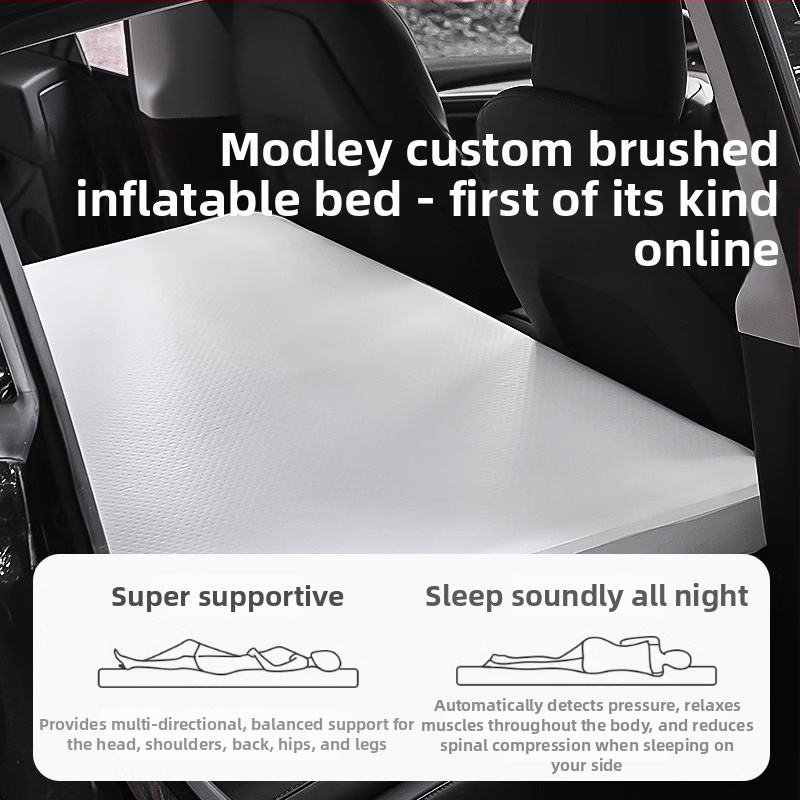 Tesla Model Y aizmugurējā sēdekļa automa gaisa gulta — nakts kempinga gulta (PVC)