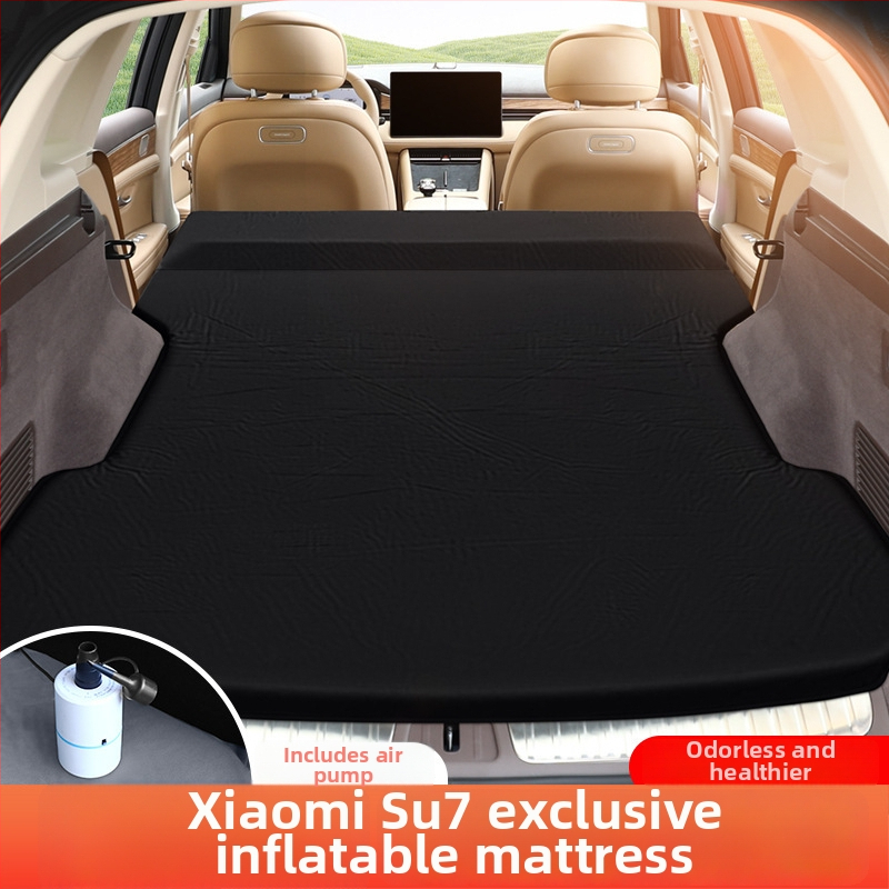 Automobiļu bagāžas nodalījuma gaisa uzpūšams matracis ar automātisku uzpūšanu — Oxford audums, maksimālā slodze 1000 kg, svars 4 kg, universāla saderība