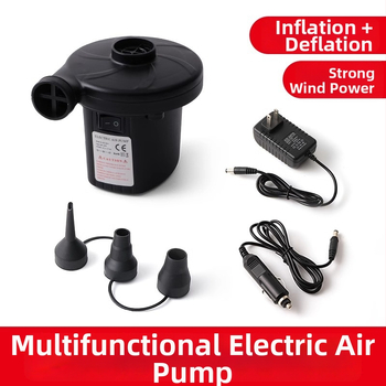 Prenosná nafukovacia pumpa pre nafukovacie predmety s napájaním z auta, 12V, 120W, prietok >70 L/min, kontinuálna prevádzka >20 min