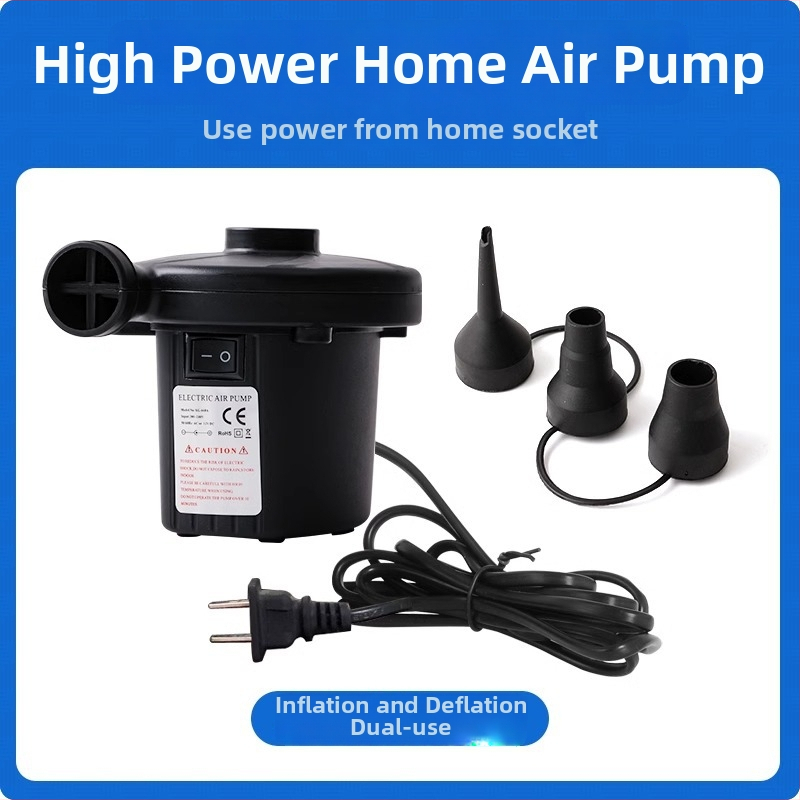 Prenosná nafukovacia pumpa pre nafukovacie predmety s napájaním z auta, 12V, 120W, prietok >70 L/min, kontinuálna prevádzka >20 min