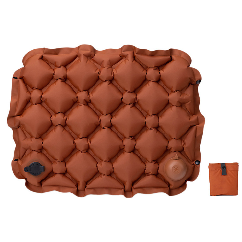 Izpūšams ārējs kempinga spilvens; ultra viegls; 5 cm biezums; 90 g svars; materiāls: 40d neilons TPU; pielāgojams