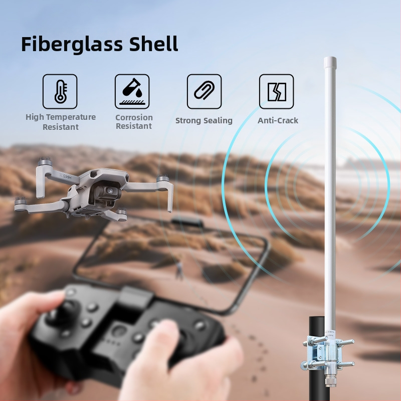 Antena baze za stanicu 2,4 GHz, omnidirekcionalna, staklena vlakna, visok dobitak, vodootporna