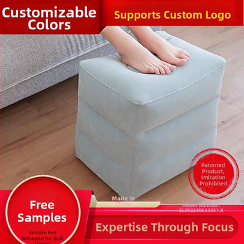 Piepūšams kāju balsts, flokēts PVC, 0,4 mm biezums, regulējams, modelis ZM403046-0202