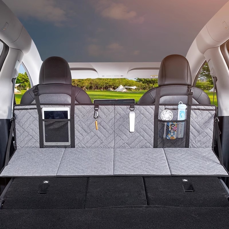 Sklopiva ploča za proširenje prtljažnika automobila – univerzalno proširenje stražnjeg sjedala za kampiranje, model CZLYYCCD, PVC materijal, težina 2,94 kg, nosivost 90 kg, kompatibilno sa SUV
