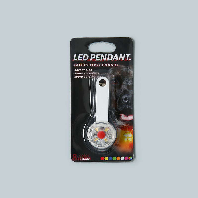 Nakts pastaigām suņa gaismas kakla kulons, USB uzlāde, ūdensizturīgs silikons