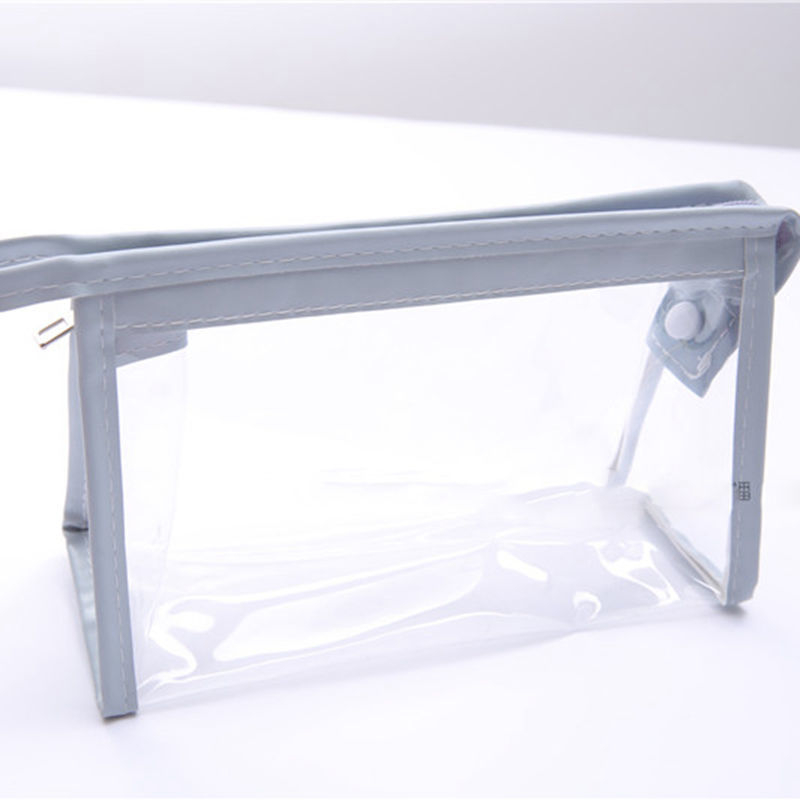 Прозрачен калъф за моливи, голям капацитет, PVC, корейски стил, за ученици.