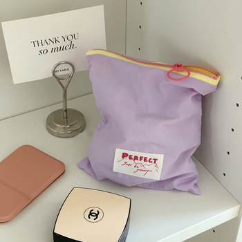 Geantă organizator impermeabilă pentru călătorii, stil macaron, de mână, ușoară, poliester