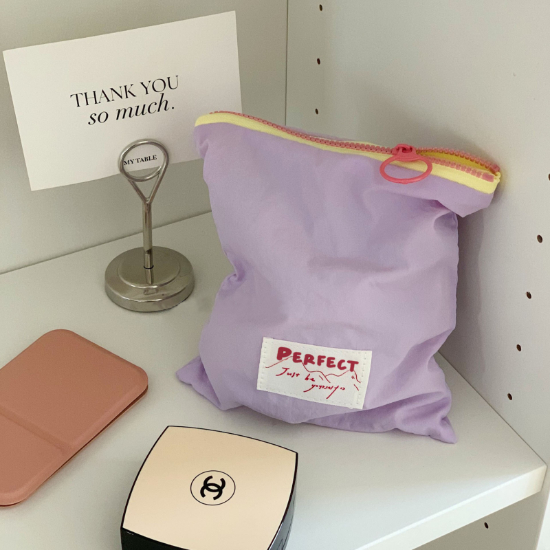 Geantă organizator impermeabilă pentru călătorii, stil macaron, de mână, ușoară, poliester