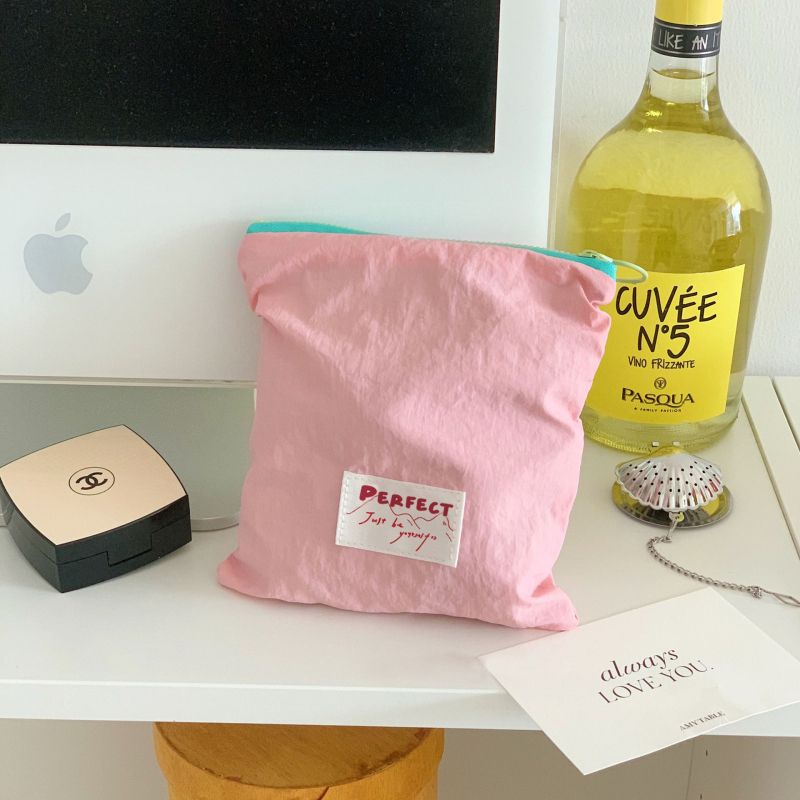 Geantă organizator impermeabilă pentru călătorii, stil macaron, de mână, ușoară, poliester