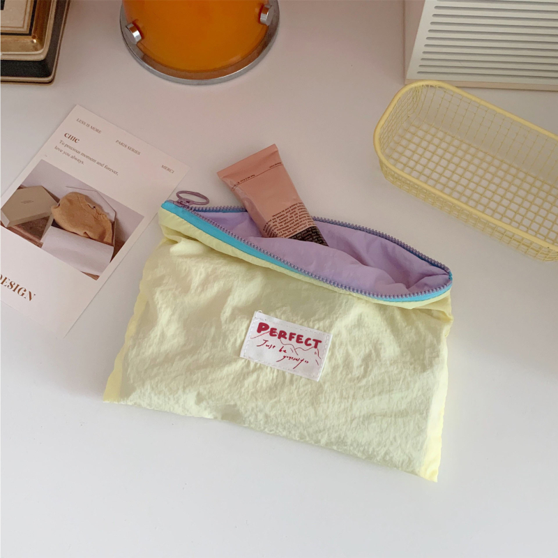 Geantă organizator impermeabilă pentru călătorii, stil macaron, de mână, ușoară, poliester