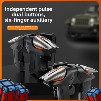 Magic Duck js-61 bezdrôtový herný ovládač so šestiprstovým impulzným auto-clickerom, USB-C rozhranie, ABS+ zinok zliatina, hmotnosť 0,1 kg