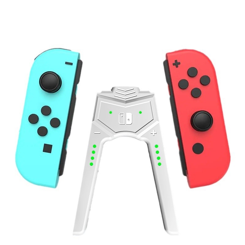 Зареждаща дръжка за Switch Joy-Con (OLED) – лява и дясна, USB-C кабел за зареждане включен