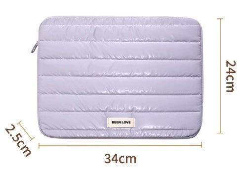 Чанта за съхранение с лаптоп калъф (Speedy • пухено платно • ултралек • компактна • подплата от бебешки велур)