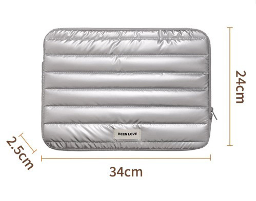 Чанта за съхранение с лаптоп калъф (Speedy • пухено платно • ултралек • компактна • подплата от бебешки велур)