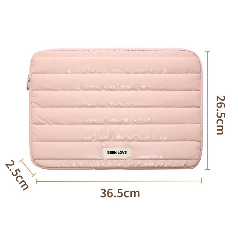 Чанта за съхранение с лаптоп калъф (Speedy • пухено платно • ултралек • компактна • подплата от бебешки велур)