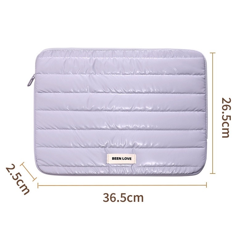 Чанта за съхранение с лаптоп калъф (Speedy • пухено платно • ултралек • компактна • подплата от бебешки велур)