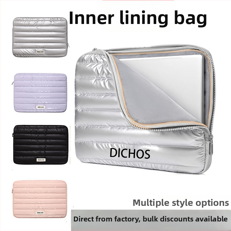 Чанта за съхранение с лаптоп калъф (Speedy • пухено платно • ултралек • компактна • подплата от бебешки велур)