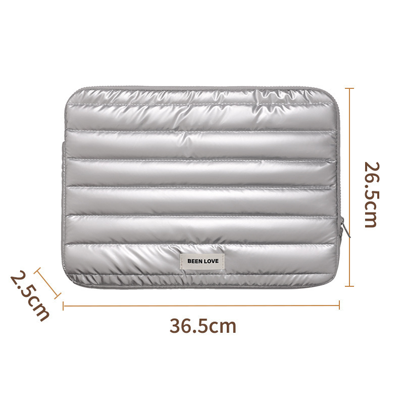 Чанта за съхранение с лаптоп калъф (Speedy • пухено платно • ултралек • компактна • подплата от бебешки велур)