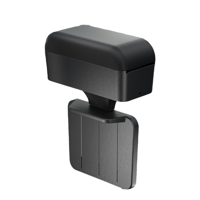 Πολυλειτουργικό υποβραχιόνιο αυτοκινήτου με αναδιπλούμενο αποθηκευτικό χώρο, δερμάτινο, μοντέλο 3091 (Deep Auto)