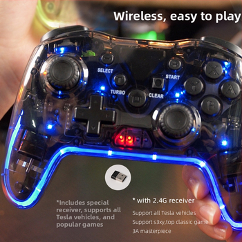 MG35 bežični gamepad s Type-C priključkom, dvostruka vibracija, ABS kućište; kompatibilan s Androidom, iOS-om, PC-jem, Switchom, PS3/PS4