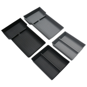 Долна подложка за кутията за съхранение в подлакътника на Tesla Model 3/Y – водоустойчива TPE вложка