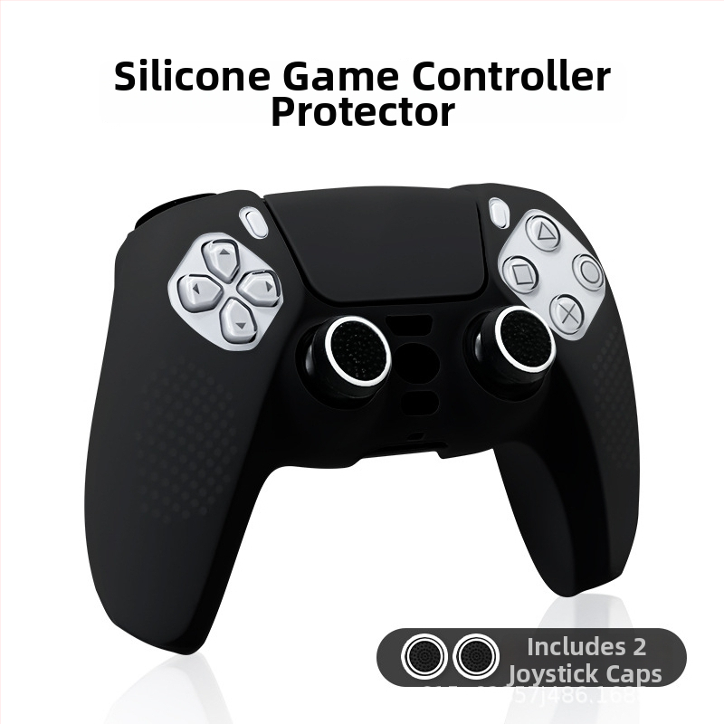 Silikónový ochranný kryt na ovládače PS5 a Xbox Series X — priehľadný matný povrch, proti poteniu, hmotnosť 30 g