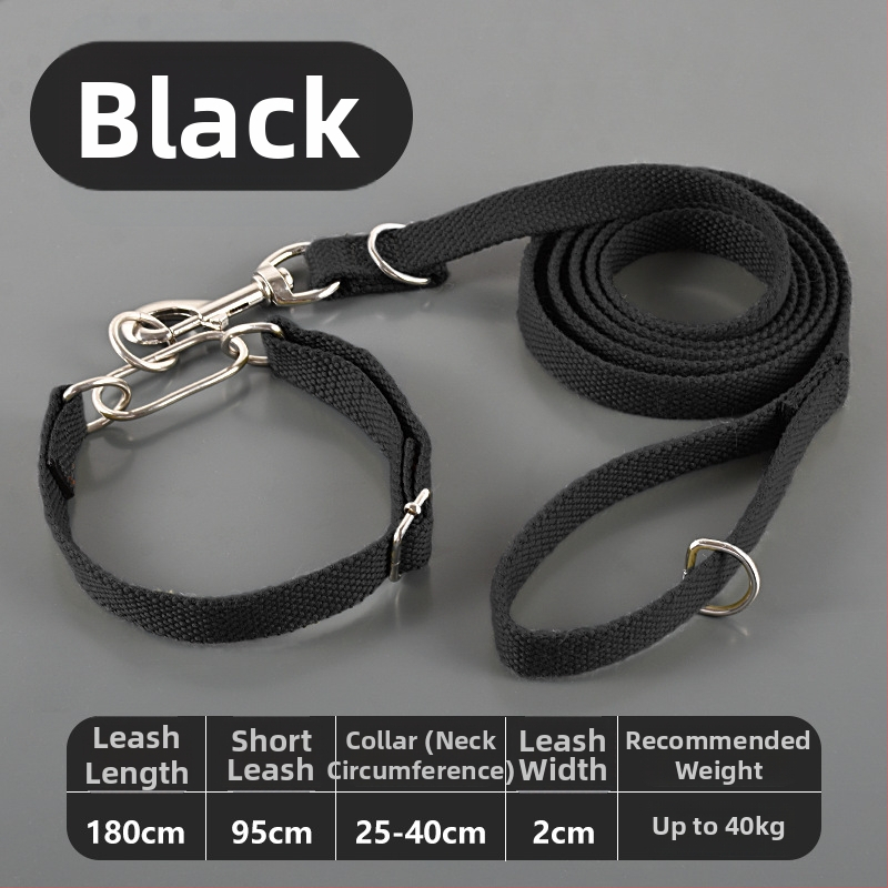 Pamukani ovratnik i povodac za psa, fiksne duljine, pakiranje 50