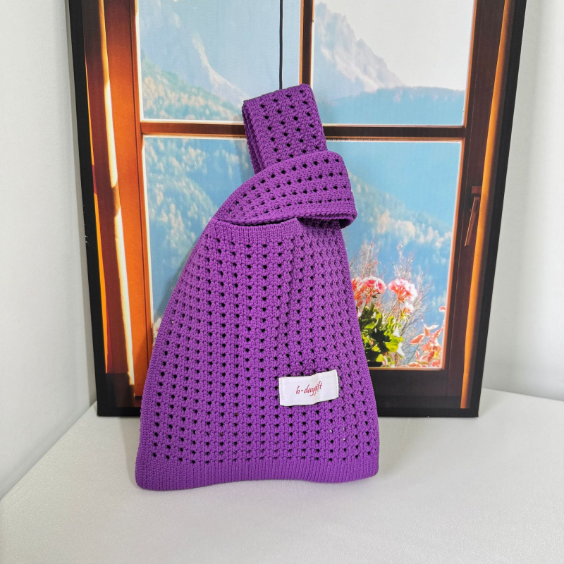 Tote torba od poliestera, vertikalni kvadratni oblik, otvorena džep, ulični stil, srednja mekoća