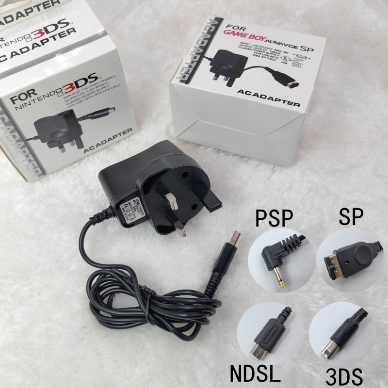Φορτιστής κονσόλας PSP/NDSL/3DS/SP – 5.2V έξοδος, καλώδιο 1,2 m, είσοδος 110–240V