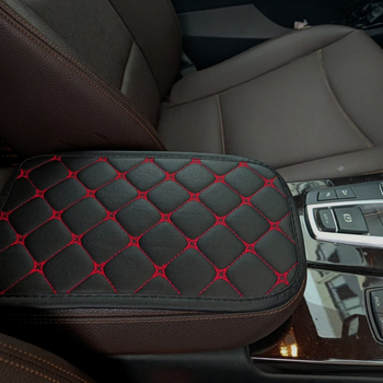 Κάλυμμα κεντρικού υποβραχιόνιου αυτοκινήτου με κεντημένο δέρμα Nappa, καθολικό, Μάρκα Mengheng