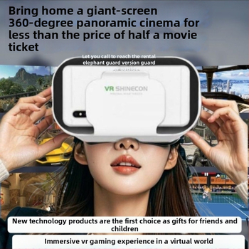 VR okuliare pre mobilný telefón – ochrana očí, 3D stereo, panoramatický pohľad, bez zabudovanej obrazovky