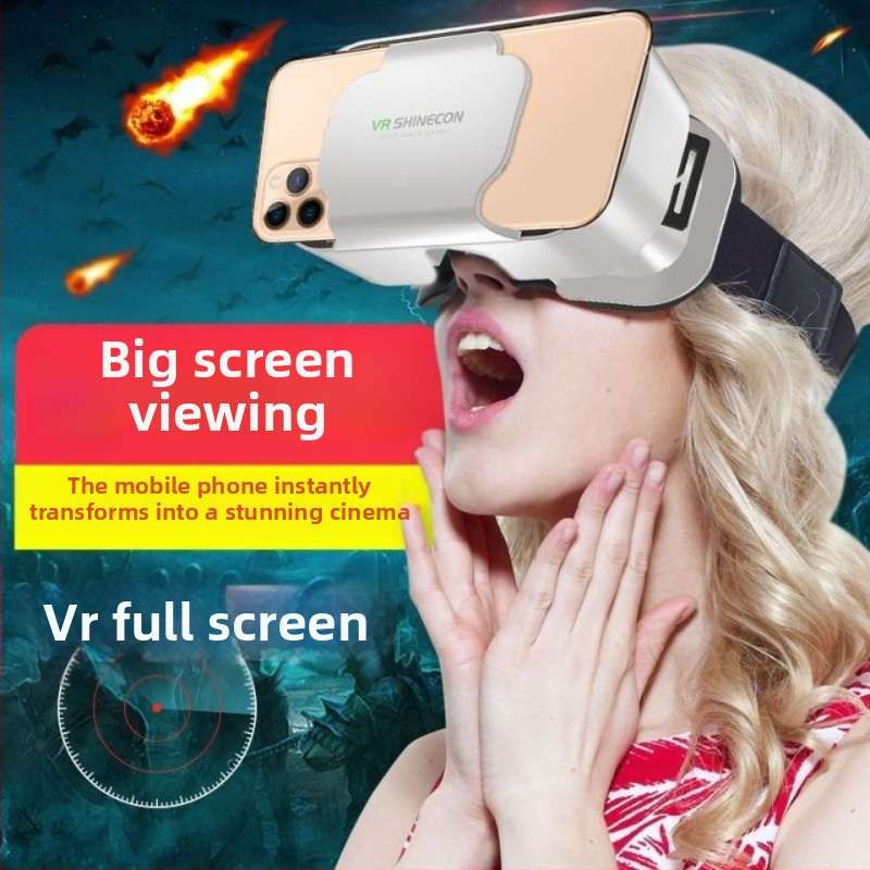 VR okuliare pre mobilný telefón – ochrana očí, 3D stereo, panoramatický pohľad, bez zabudovanej obrazovky