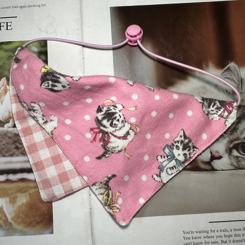 Кучешки триъгълен шал и кърпа за слюнка за домашни любимци — памук-полиестер, универсален за всички породи, подходящ за всички сезони, частна марка