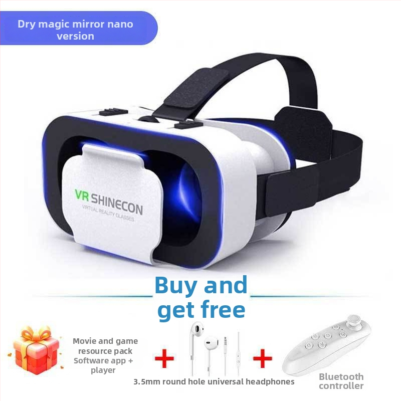 VR okuliare, 3D stereoskopické kino, virtuálna realita, panoramatické ponorenie, pre smartfón