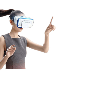 Ochelari VR, montate pe cap, fără cameră, rază fără fir până la 5 m, operare prin buton, prelucrare OEM