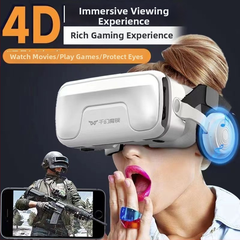 Ochelari VR, montate pe cap, fără cameră, rază fără fir până la 5 m, operare prin buton, prelucrare OEM