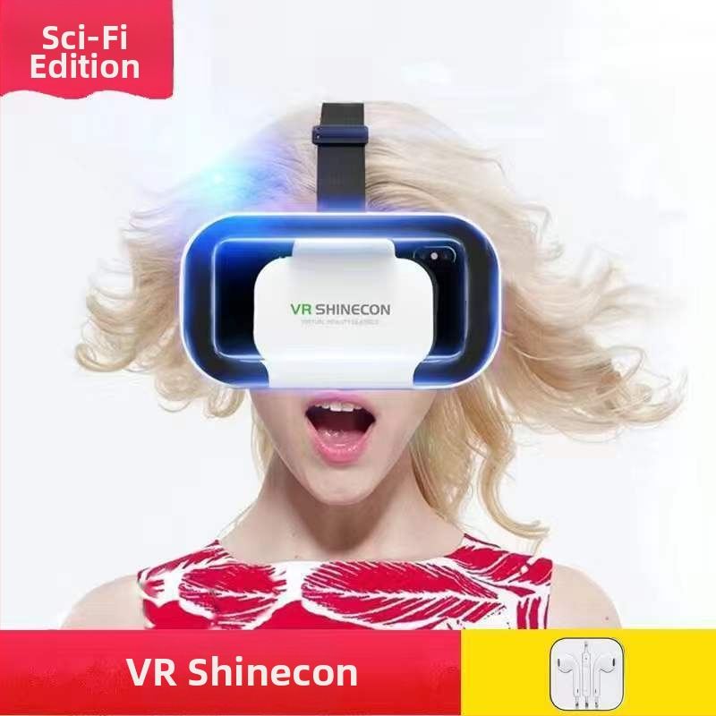 Ochelari VR, montate pe cap, fără cameră, rază fără fir până la 5 m, operare prin buton, prelucrare OEM