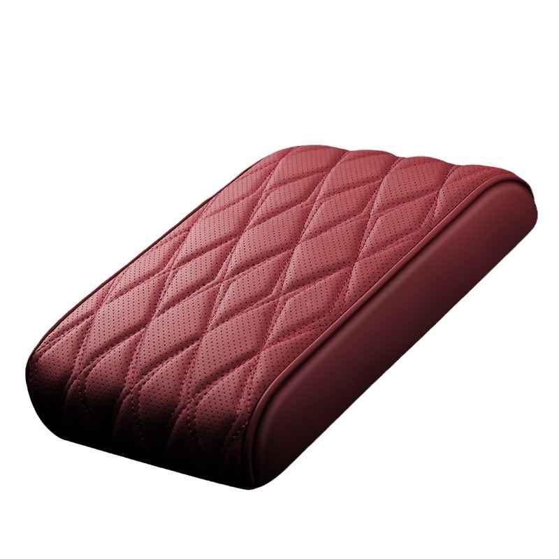 Δερμάτινο προστατευτικό κάλυμμα κεντρικού υποβραχιόνιου αυτοκινήτου με παχυσμένο ανυψωτικό μαξιλαράκι, παγκοσμίως συμβατό (Υλικό: Δέρμα; Συμβατότητα: Παγκόσμια; Βάρος: 200)