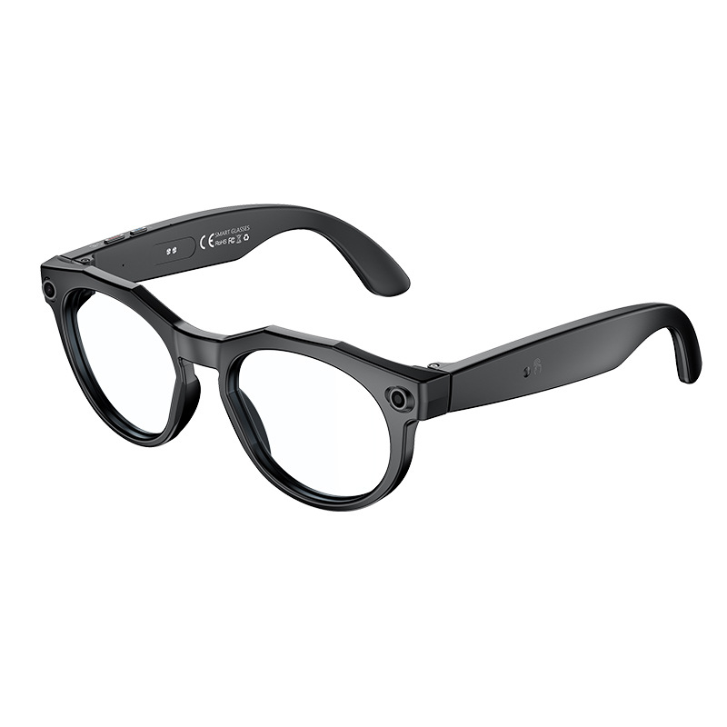 Ochelari inteligenți W611 cu control vocal AI și traducere, Bluetooth pentru muzică, cameră 8MP, rază 5–10 m, baterie 290 mAh, greutate 180 g