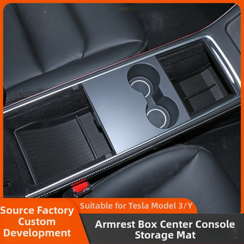Tesla Model 3/Y roku balsta uzglabāšanas mats, pretslīdēšanas un netīrumu izturīgs (Materiāls: Cits; Pārstrāde/Pielāgošana: Bez pielāgošanas; Zīmols: Cits)